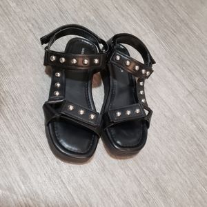 Marc Fisher Platform Sandals Black Sz 8
